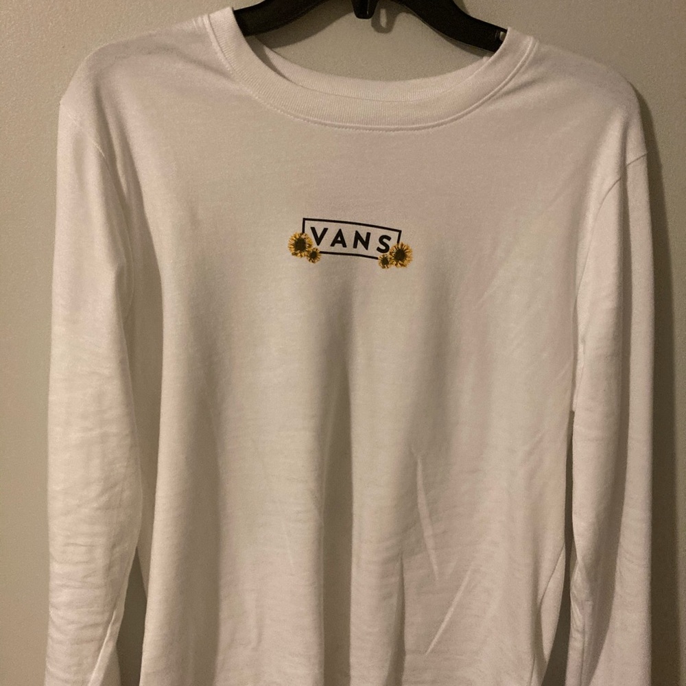 Vans Sunflower Graphic Long Sleeved T-Shirt